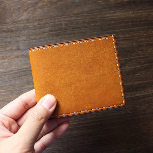 客製化皮革六卡銀包 Custom Leather 6-Card Wallet - Hato Leather2