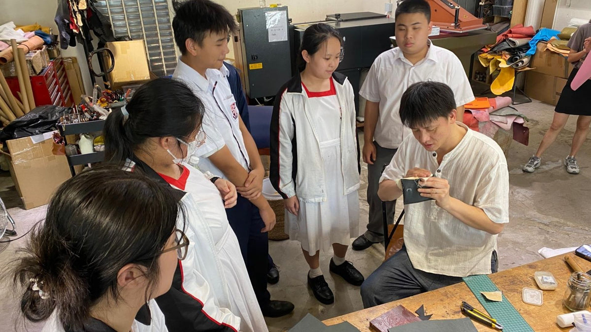 帶學生到皮廠參考