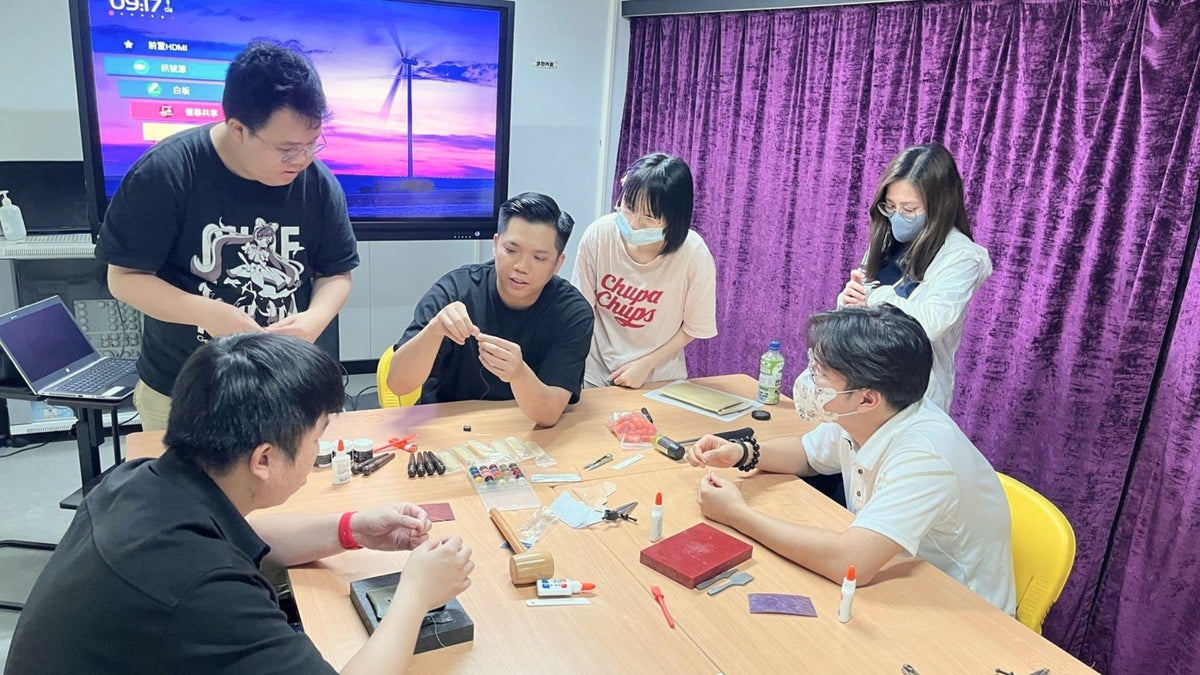 皮革班導師教學過程