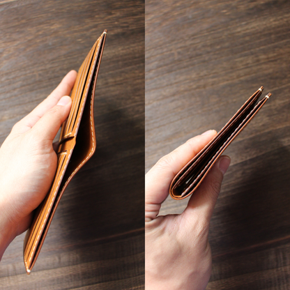 客製化皮革六卡銀包 Custom Leather 6-Card Wallet - Hato Leather3