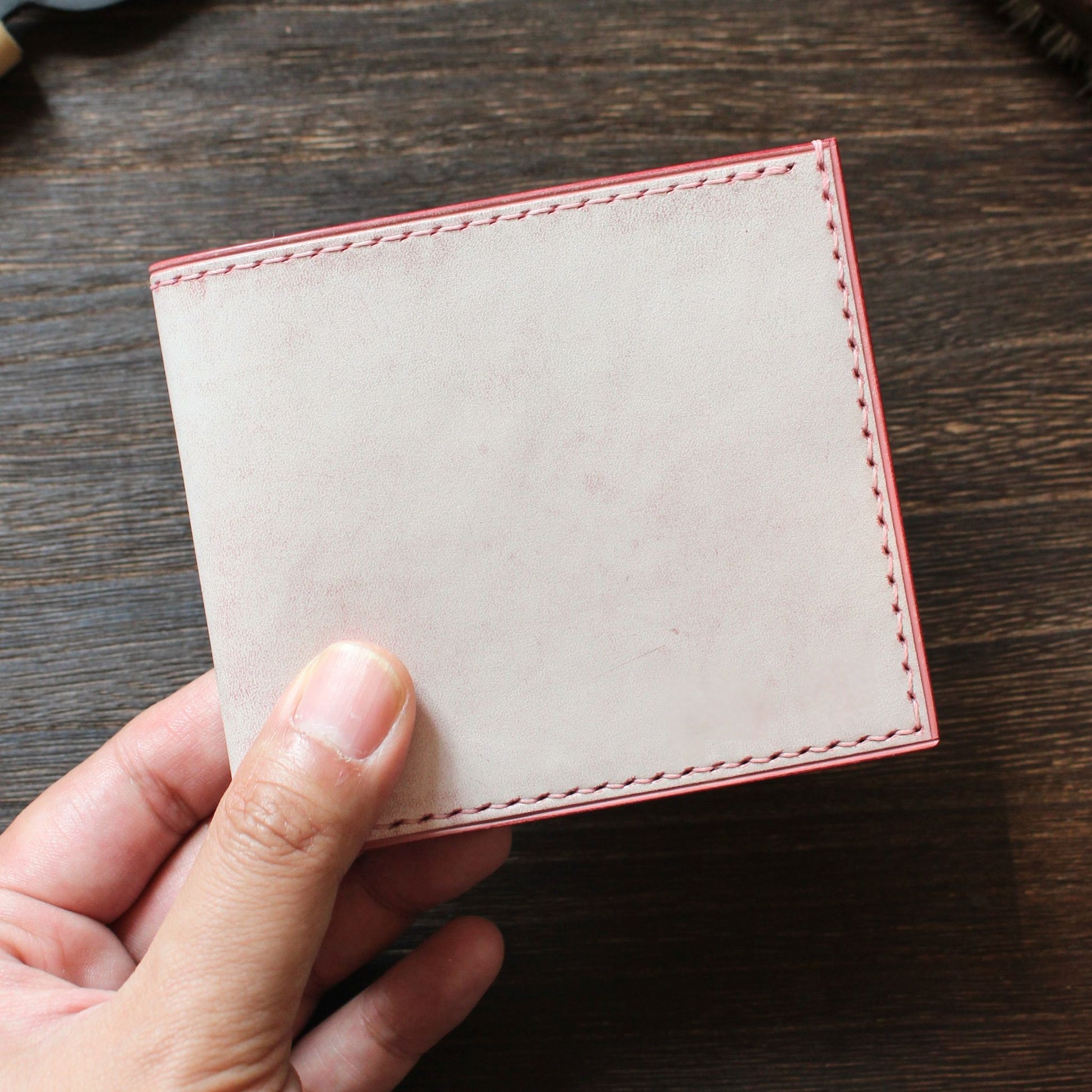 客製化皮革八卡銀包 Custom Leather 8-Card Wallet - Hato Leather