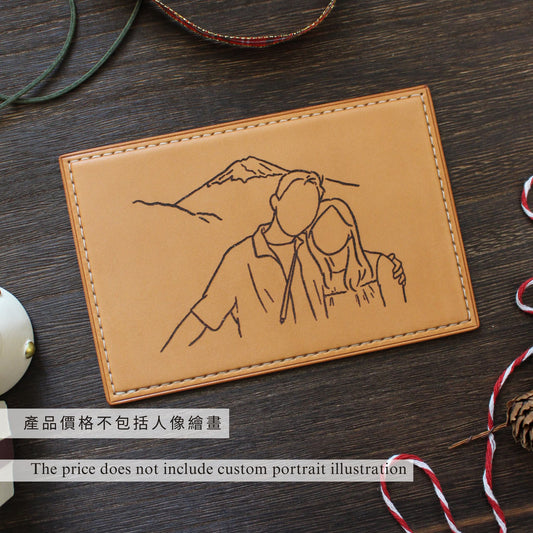 皮婚禮物首選，原色皮革明信片—HATO Leather