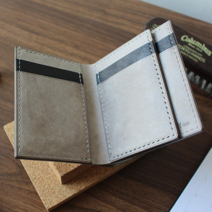 HATO Leather｜三摺銀包｜皮革銀包｜皮革訂製