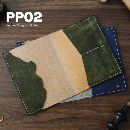 獅子山手工皮革護照套 PP02 內層 - Hato Leather